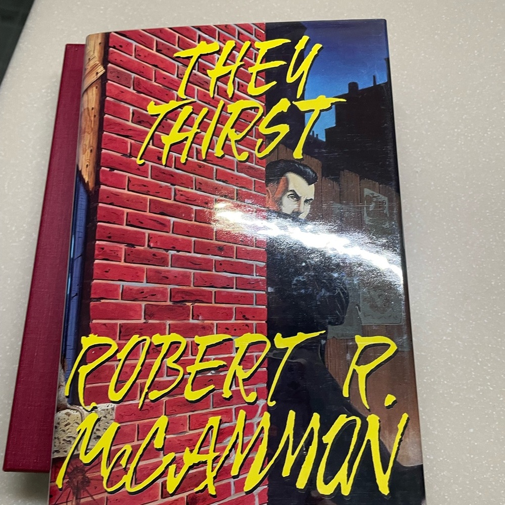 1991 They Thirst Robert McCammon Deluxe  Slipcase SIGNED Numbered Dark Harvest